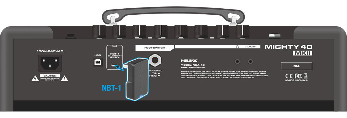 NUX Mighty 40 MKII 40-watt 1 x 12-inch Modeling Combo Amp