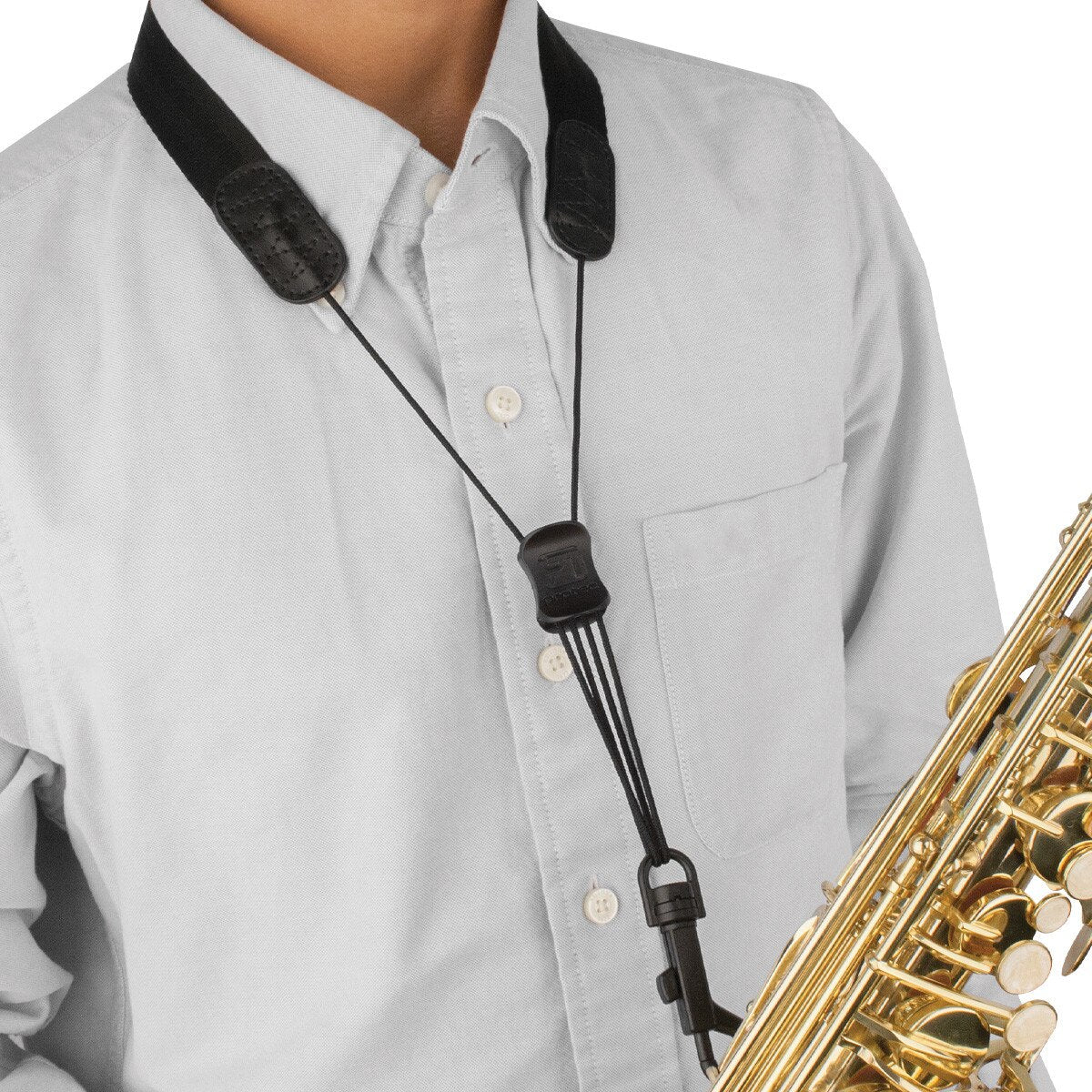 Protec Saxophone Neck Strap - Nylon, Plastic Swivel Snap, Size 20" Junior