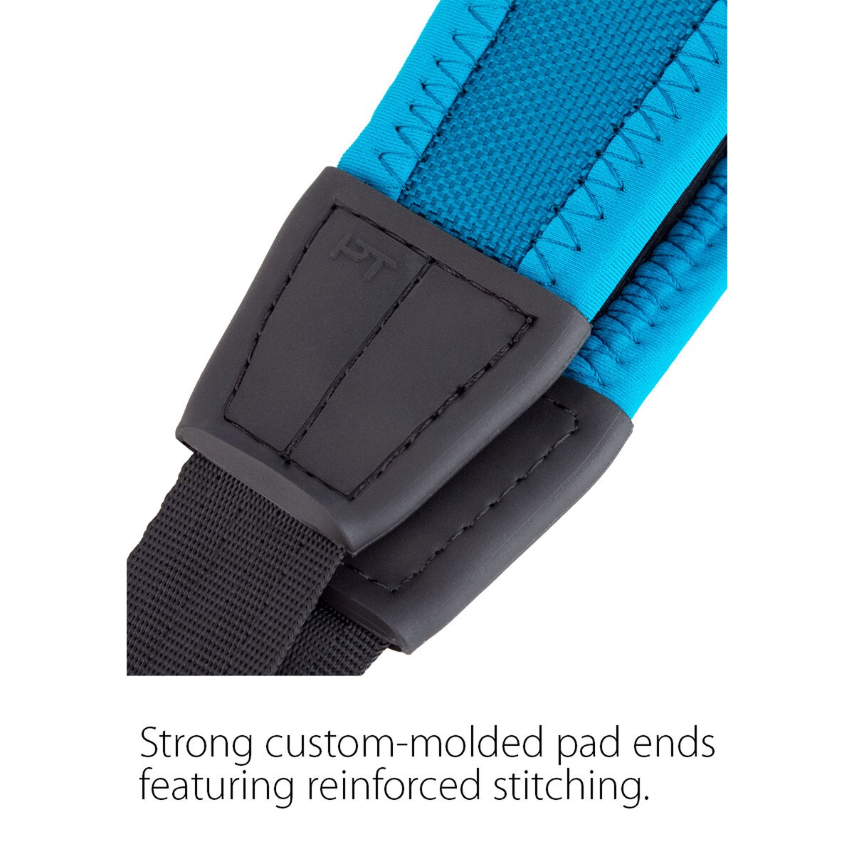 Protec Saxophone Neck Strap - Less Stress Neoprene, Metal Snap, Size 22" Regular (Teal Blue)