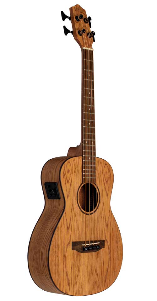 Lanikai OA-EBU Oak Ukulele with Electronics - Bass