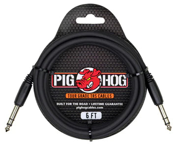 Pig Hog 1/4" TRS - 1/4" TRS Cable