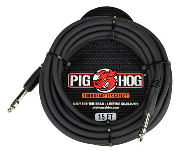 Pig Hog 1/4" TRS - 1/4" TRS Cable