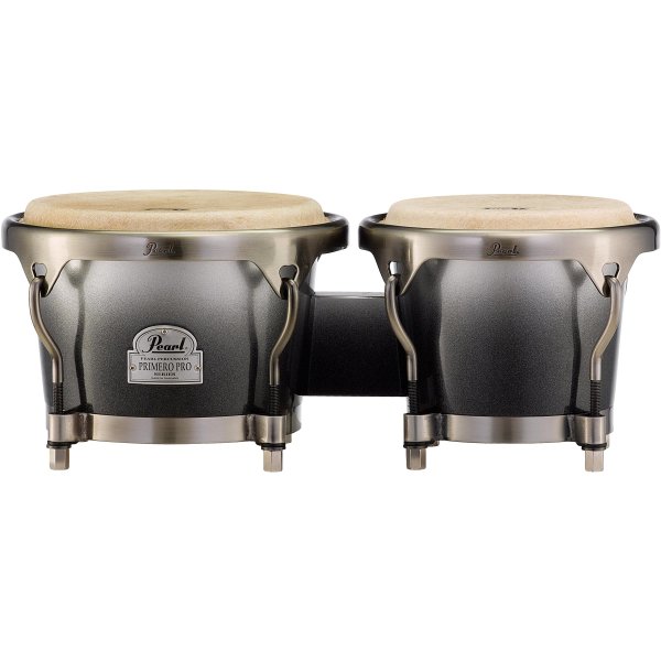 Primero Pro Wood 7" & 8.5" Bongo Set, Carbon Vapor