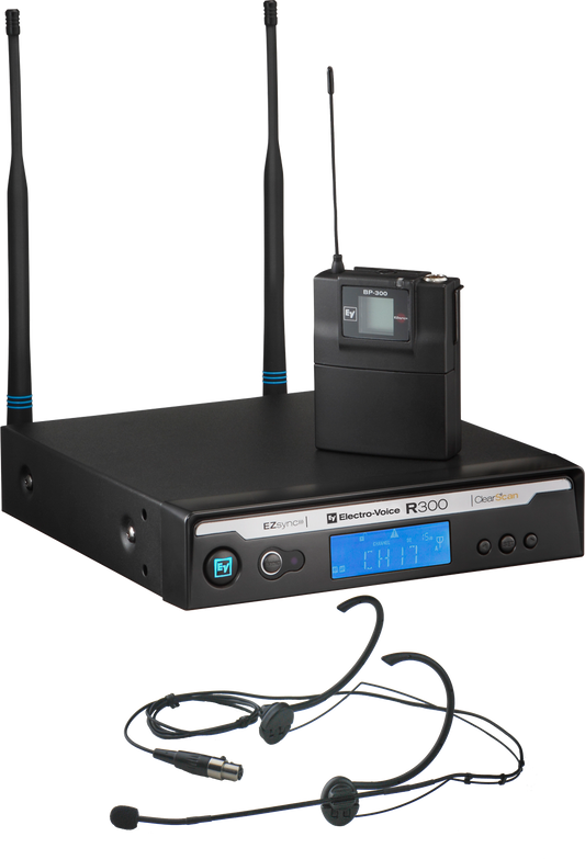 Electro-Voice R300-E-C Headworn Wireless Microphone System
