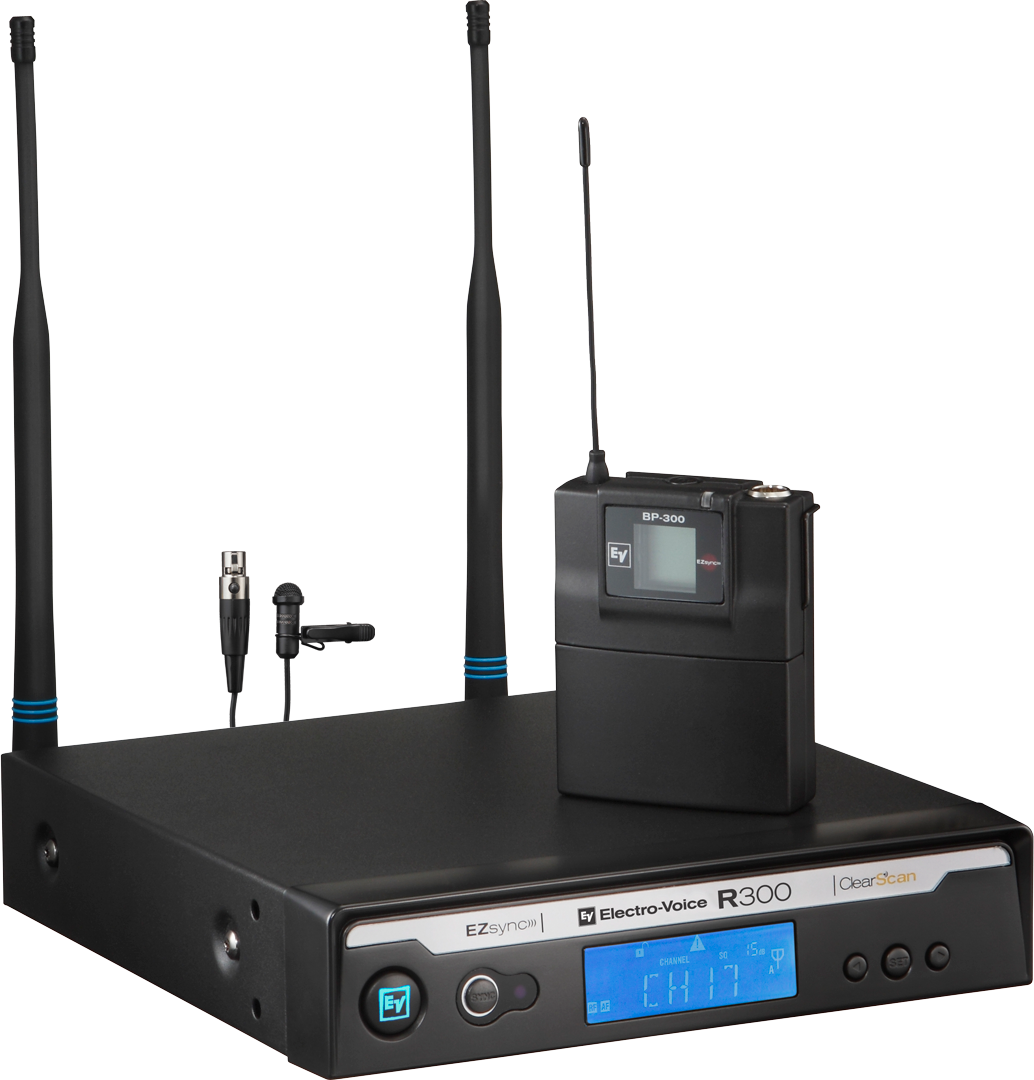 Electro Voice R300-L Lapel system with ULM18 directional microphone