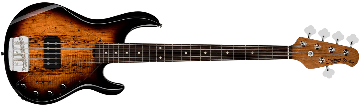 Sterling By Music Man StingRay RAY35 Bass Guitar - 3-tone Sunburst