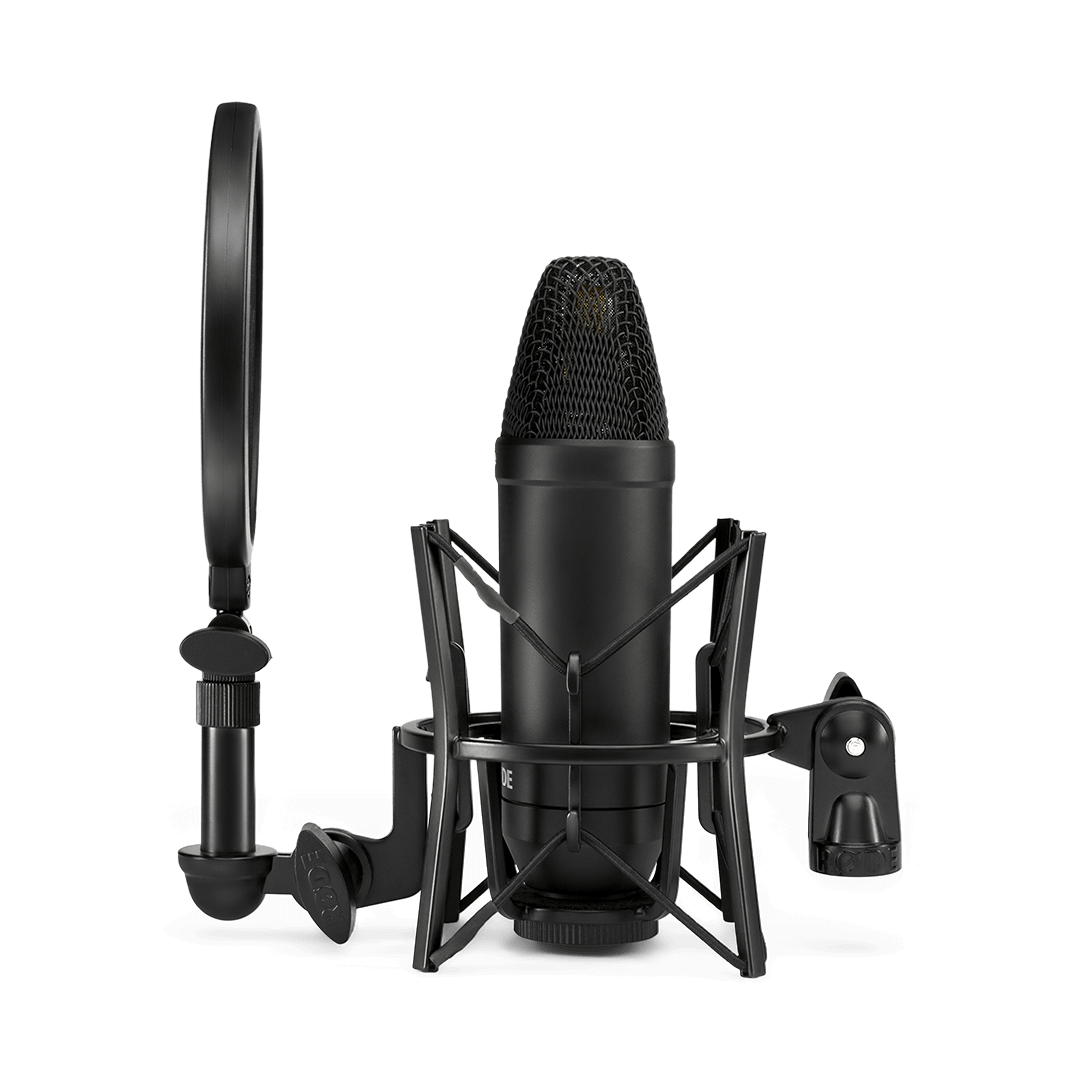 Rode NT1 Signature Series Condenser Microphone with SM6 Shockmount and Pop Filter