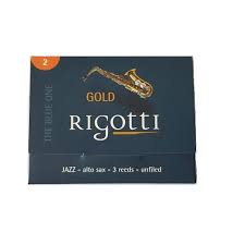 Rigotti Gold JAZZ Alto Saxophone Reeds – Box of 3