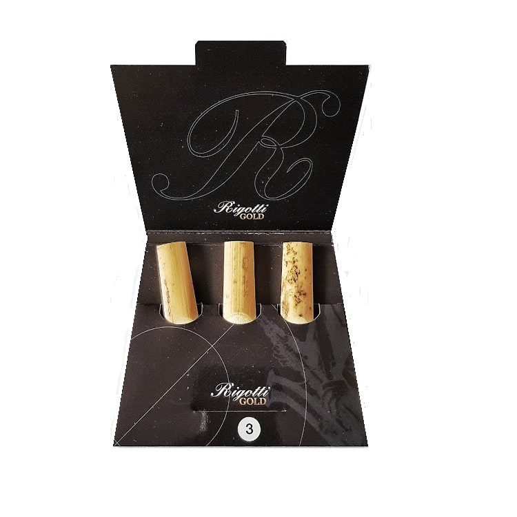 Rigotti Gold JAZZ Tenor Saxophone Reeds – Box of 3