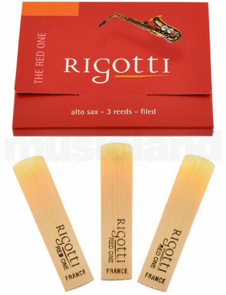 Rigotti The Red One Alto Saxophone Reeds – Box of 3