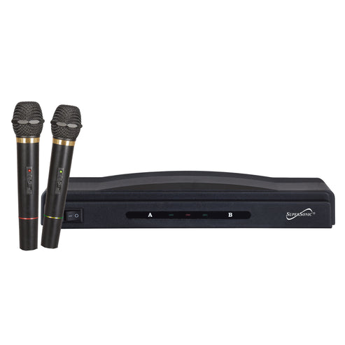 Super Sonic Professional Dual Wireless Microphone System