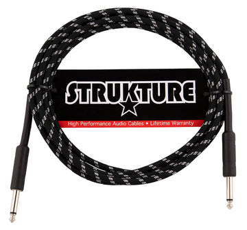 Strukture Instrument Cable, 10ft 6mm Woven