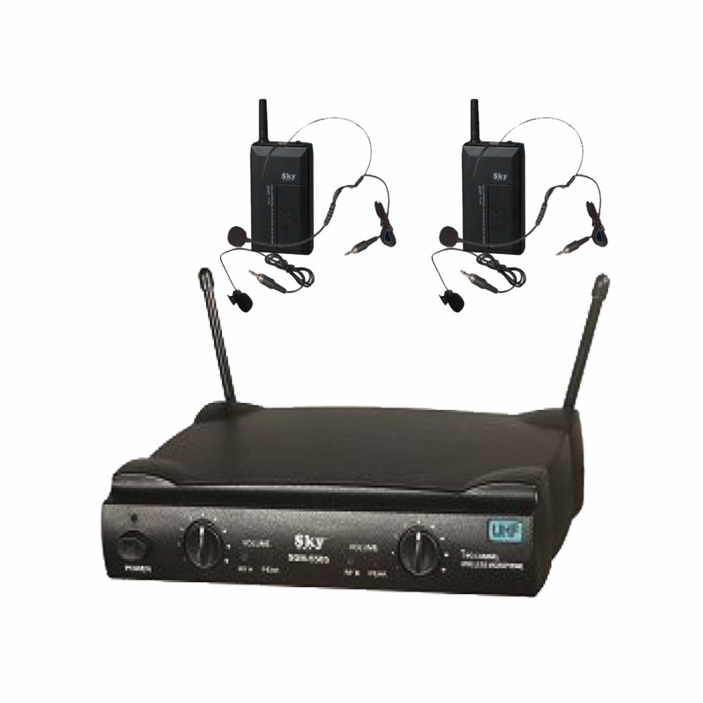 UHF Dual Channel Body Pack Wireless System
