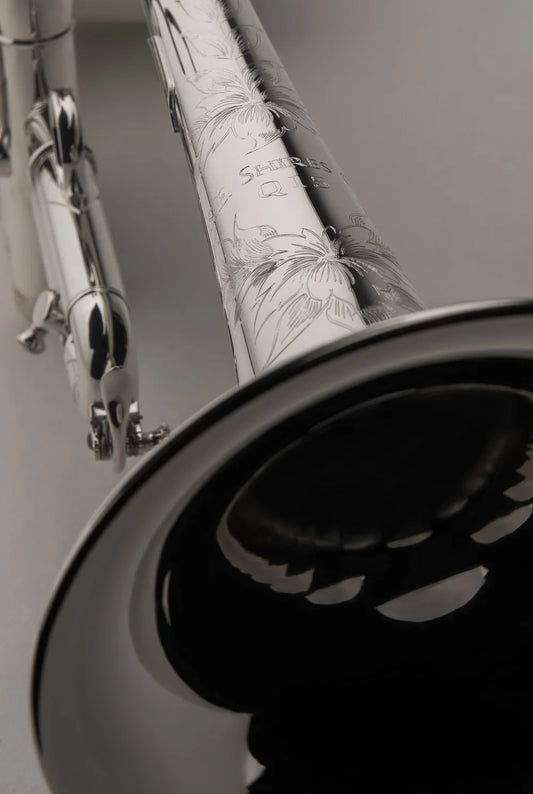 S.E. Shires TRQ15S Q Series Eb/D Trumpet Silver Plated