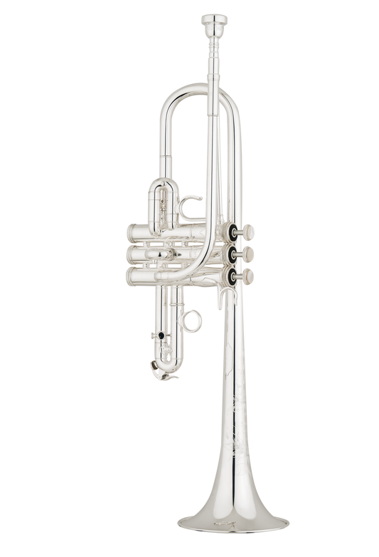 S.E. Shires TRQ15S Q Series Eb/D Trumpet Silver Plated