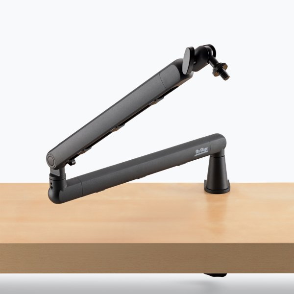 On Stage Low-Profile Broadcast Boom Arm