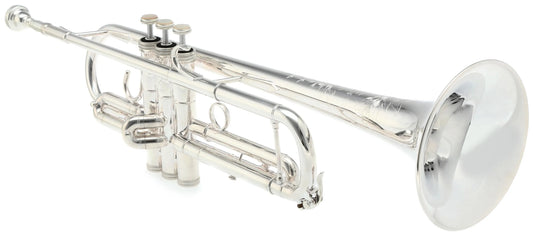 S.E. Shires TRQ10RS Q Series Professional Bb Trumpet - Reverse Leadpipe Silver Plated