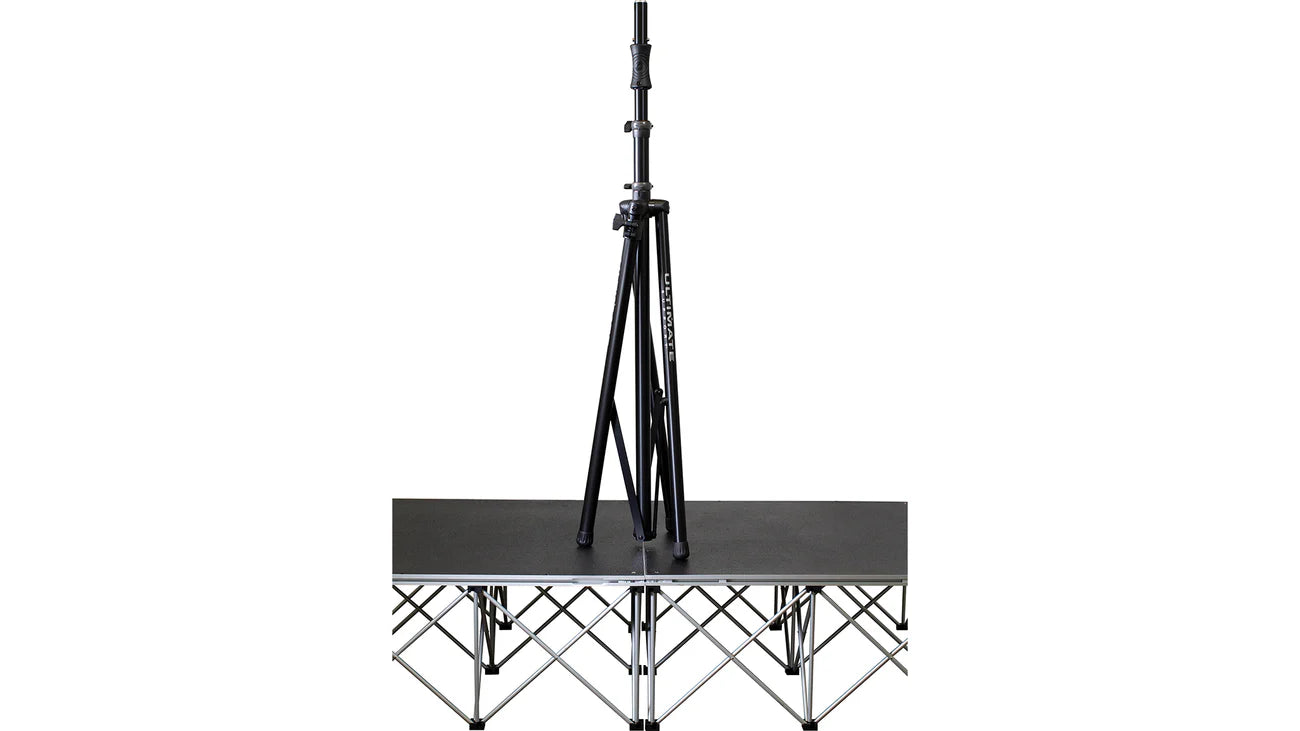 Ultimate Support TS-110BL Extra-Tall Lift-Assist Speaker Stand (Single) - With Level Leg