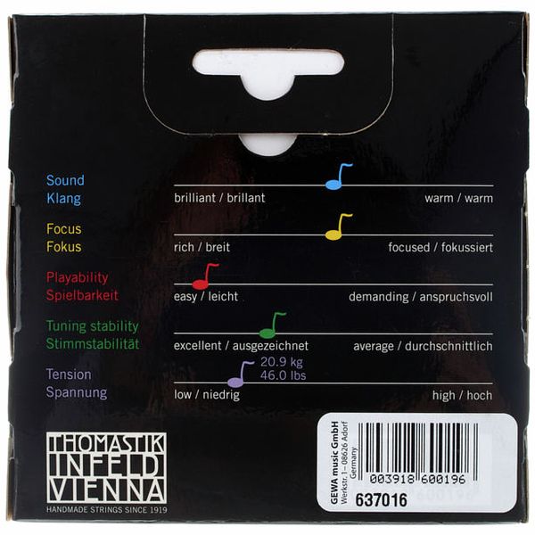 Thomastik-Infeld 141 Dominant Viola String Set - 4/4 Size (15-16 inch)