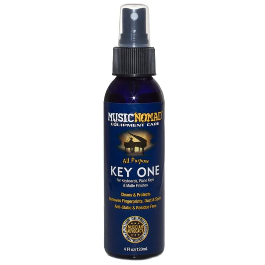 MusicNomad Key ONE All-purpose Cleaner for Keyboards, Keys, and Matte Piano Finishes