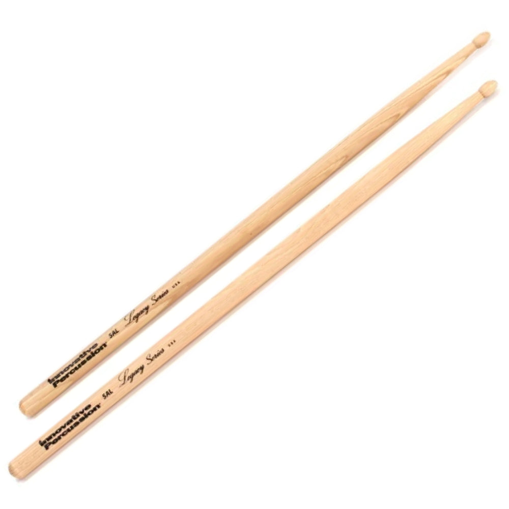 Innovative Percussion IP-L5AL Legacy Series Hickory Drumsticks - 5A Long - Teardrop Bead
