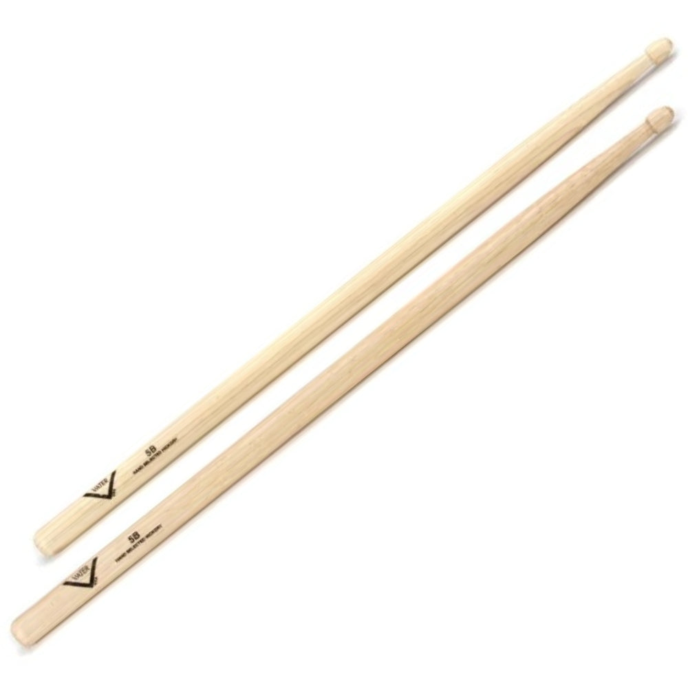 Vater American Hickory Drumsticks - 5B - Wood Tip