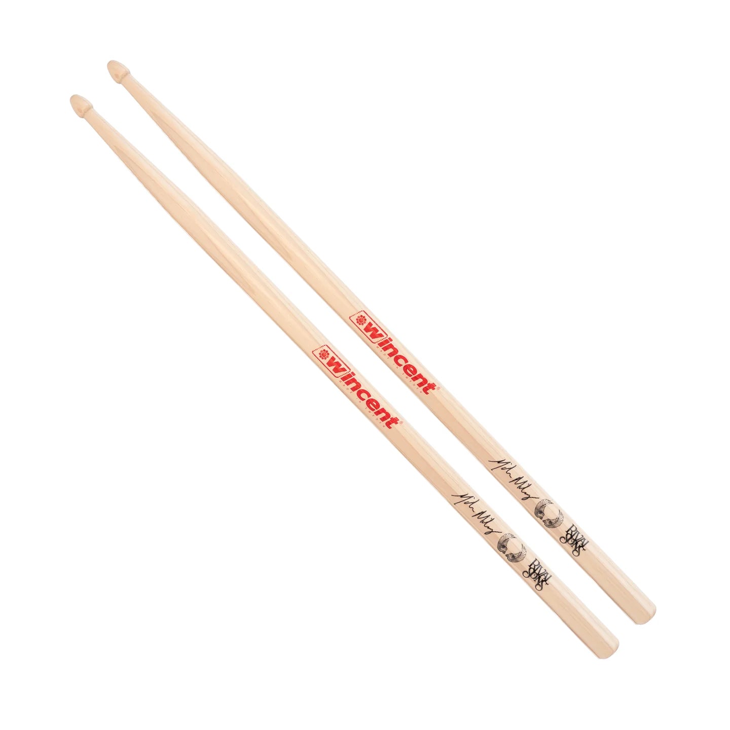 Wincent W-MMS (Michael Miley Signature) Hickory Drum Stick- Acorn Tip