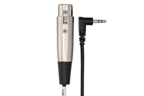 Hosa Camcorder Cable XLR3F to Right-angle 3.5 mm TRS
