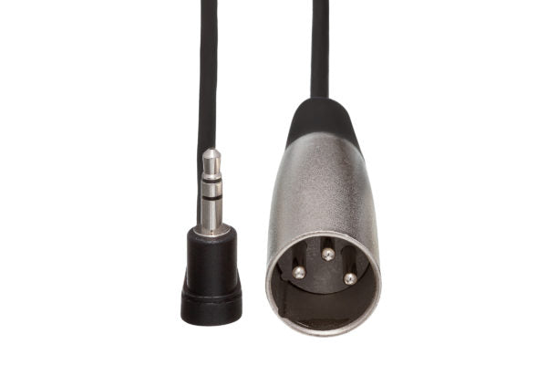 *HOSA Cable Right-angle 3.5 mm TRS To XLR3M