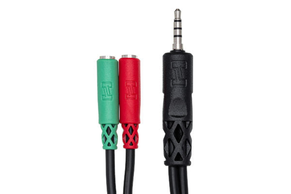 HOSA Insert Cable, 1/4 in TRS to Dual 1/4 in TS