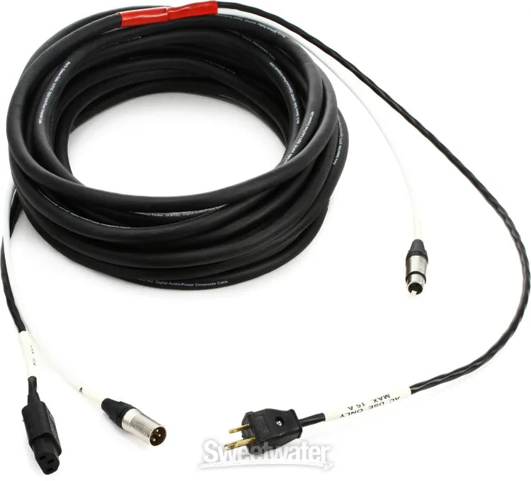 Pro Co Sound EC9 Siamese Twin AC and Audio Combo Cable (75')