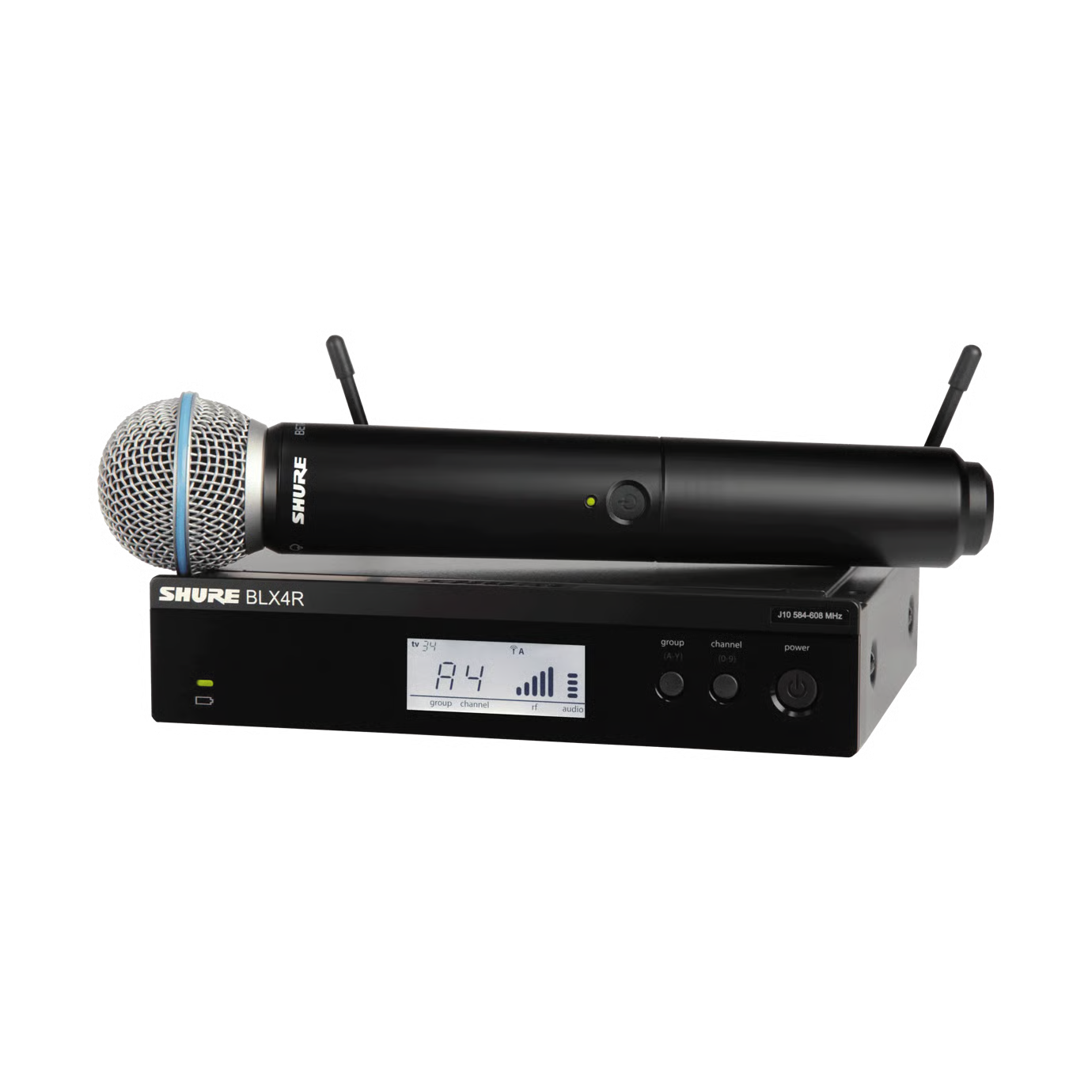 Shure BLX24R/B58 Wireless Handheld Microphone System - H9 Band