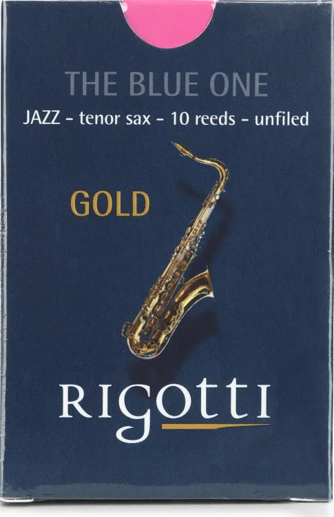 Rigotti RG.JST Gold Jazz Tenor Saxophone Reeds - (10-pack)