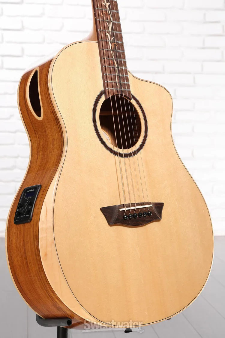Washburn Bella Tono Suprema SC40SCE Acoustic-electric Guitar - Natural Gloss