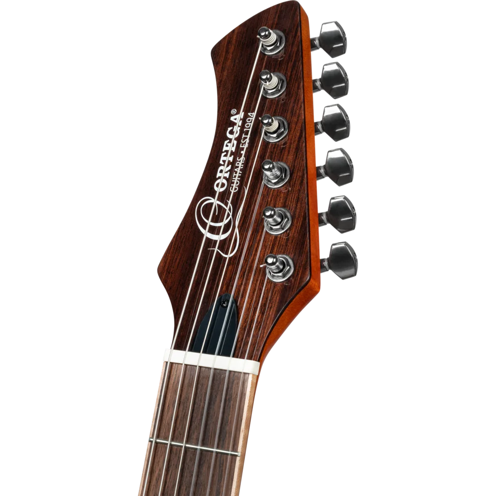 Ortega TourPlayer Series Full Size Guitar Solid Okoume/ Flamed Maple Grey Burst