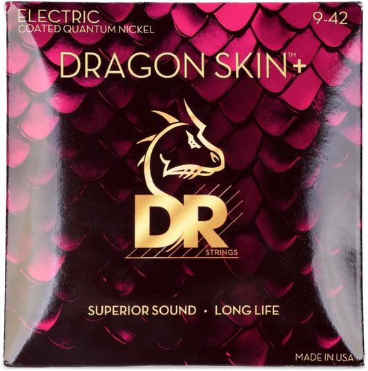 DR Strings Dragon Skin+ Quantum Nickel Coated Electric Guitar Strings