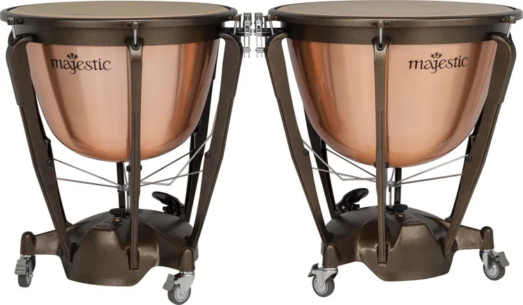 Majestic Symphonic Series Polished Copper Timpani Set of 2