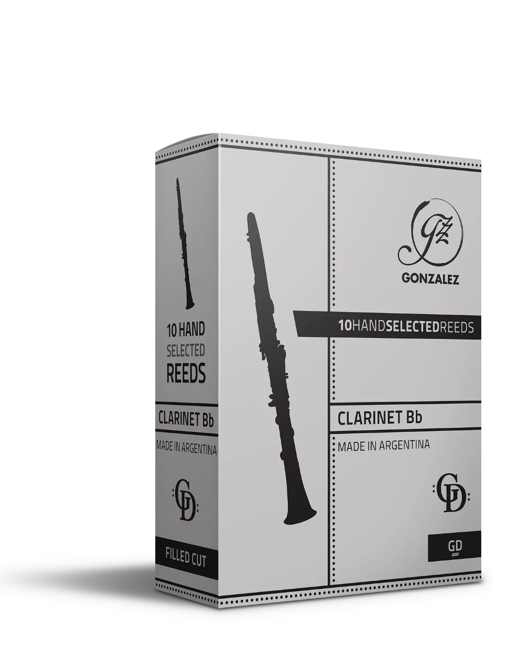 Gonzalez Reeds CLGD25  GD Bb Clarinet Reeds - (10-pack)