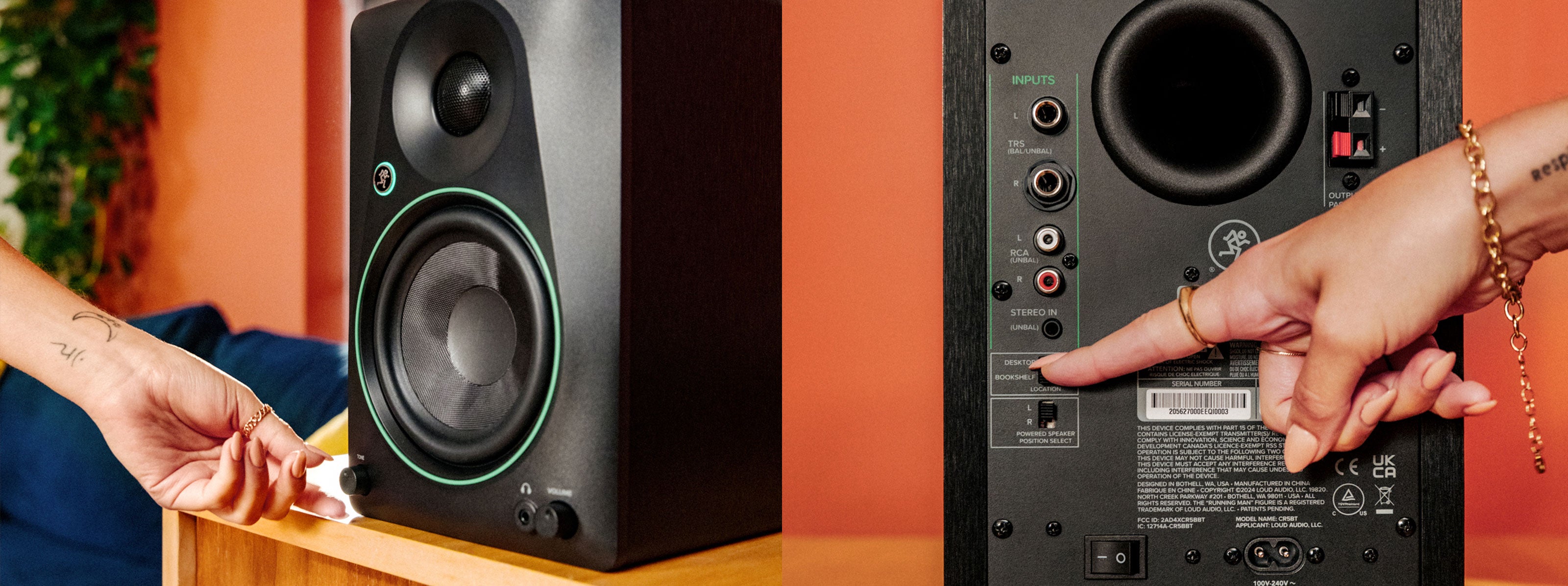 Mackie CR series  Powered Monitor Speakers