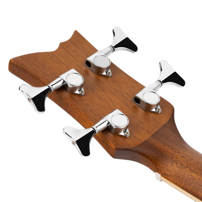 Ortega Acoustic Bass Deep Series 7 4-String Medium Scale Bass Spruce/ Mahogany Natural - D7CE-4