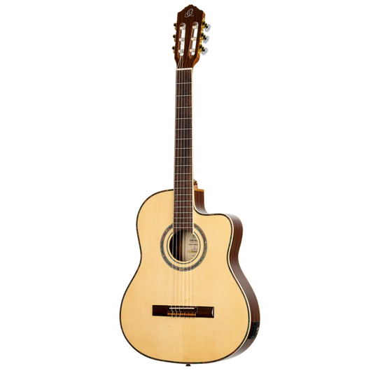 Ortega Family Series Pro Full Size Guitar Solid Spruce/ Mahogany Natural - RCE145NT