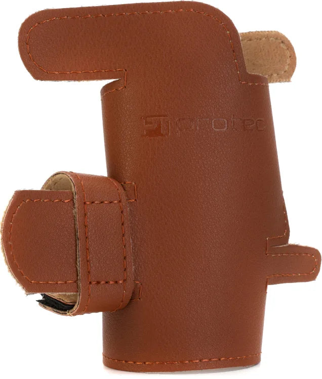 Protec VL226SP 6-point Trumpet Valve Guard  Vegan Leather, Cocoa