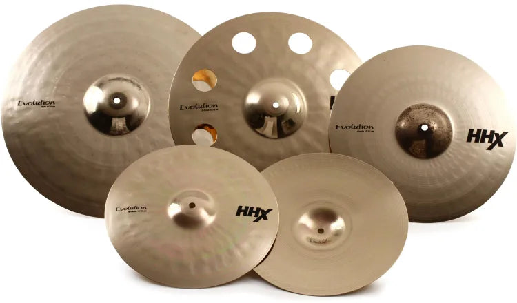 Sabian HHX Evolution Performance Set - 14/16/20 inch - with Free 18 inch O-Zone