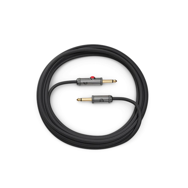 D'Addario Circuit Breaker Straight to Straight Instrument Cable with Latching Switch