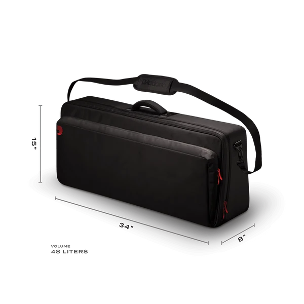 D'Addario Backline Transporters Double Row Pedalboard Transporter Case