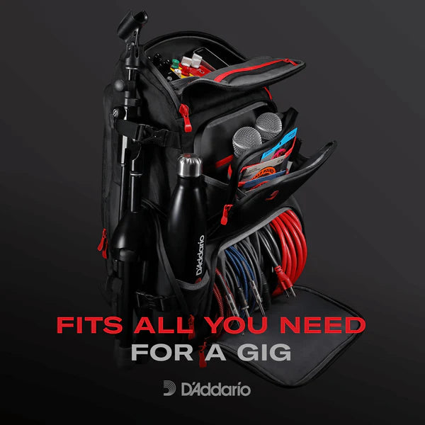 D'Addario Backline Gear Transport Pack Musician's Accessories Backpack