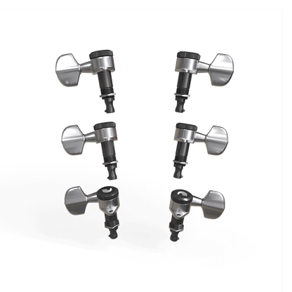 D'Addario Auto-Trim Locking Tuning Machines - 6 In-line