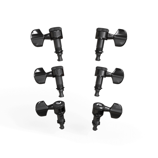 D'Addario Auto-Trim Locking Tuning Machines - 6 In-line