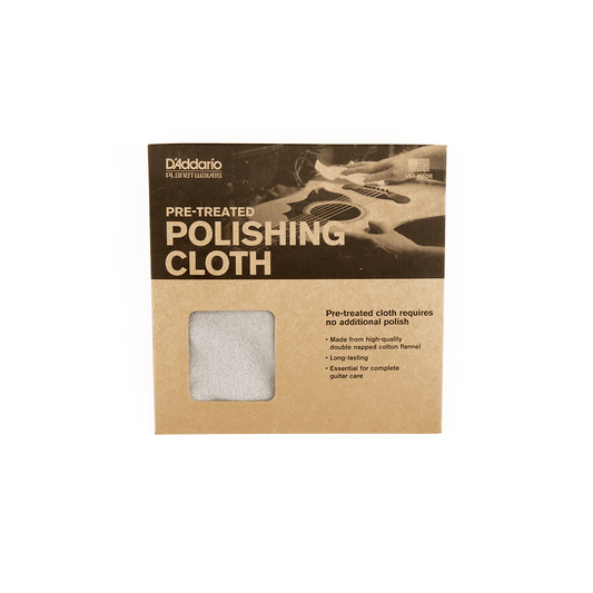 D'Addario
Pre-Treated Napped Cotton Polishing Cloth
