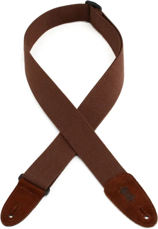 Levy's MC8 Cotton Guitar Strap Brown